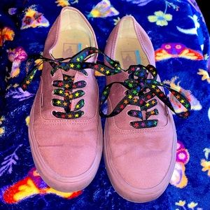 Used vans like new pale purple size 10